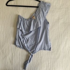 *3 for $10 bundle* Mossimo one shoulder chambray shirt